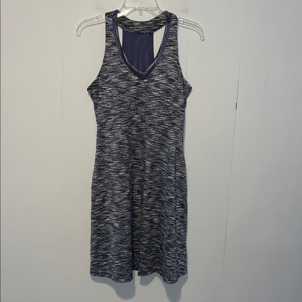 MPG Mondetta Performance Gear Purple and Gray Zigzag Travel Dress 0313262